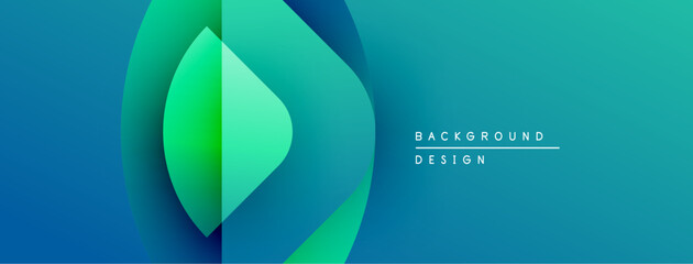 Abstract fluid shapes, vibrant bluegreen gradient. Modern design element, suitable for backgrounds, presentations. Minimalist aesthetic.