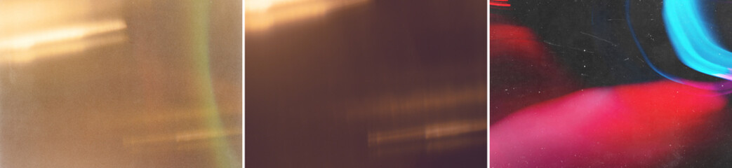 Light Leak Film Frame Overlay Texture Pack Bundle Effect Surface Noise Grunge Grain