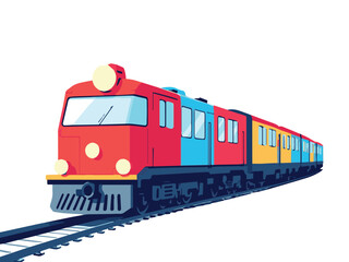 train on the railway