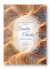 Luxury texture art wedding invitation template, business brochure template, wedding invitation template, universal background, versatile vector background, creative brochure template, invitation