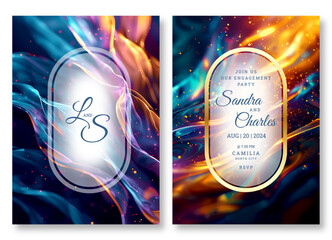 Wedding invitation template, business brochure template, wedding invitation template, universal background, versatile vector background, creative brochure template, invitation template