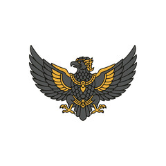 Obraz premium Indonesian Independence Day Vector Icon – garuda pancasila, suitable for infographic and app design