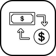 Cashflow Icon Line