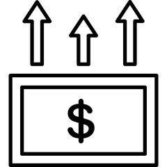 Cashflow Icon Line