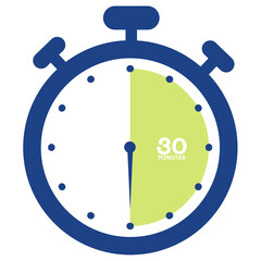 Stopwatch icon. Line and glyph stopwatch timer. Countdown timer collection. Set of timer. Stopwatch icons. Countdown 10.20,30,40,50,60 minutes.	