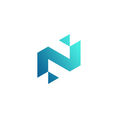 Modern Factory Building Growth Chart Logo