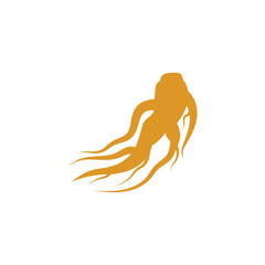 Stylized Ginseng logo vector and symbol