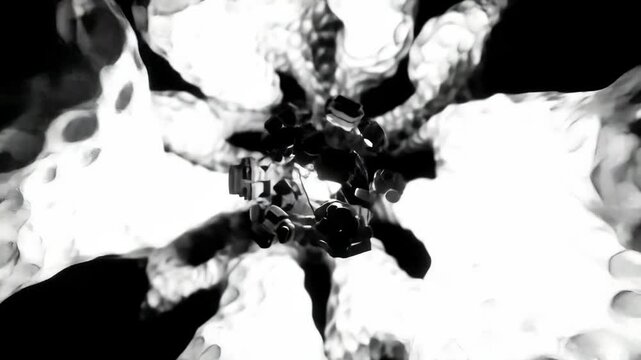 Adaptive resonance core with morphing non-Newtonian organics in motion