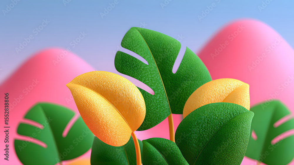 Poster dynamic fluid color gradient background, abstract kv main visual business ppt background