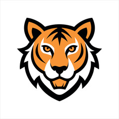 Fierce Tiger Head Brand Logo Concept