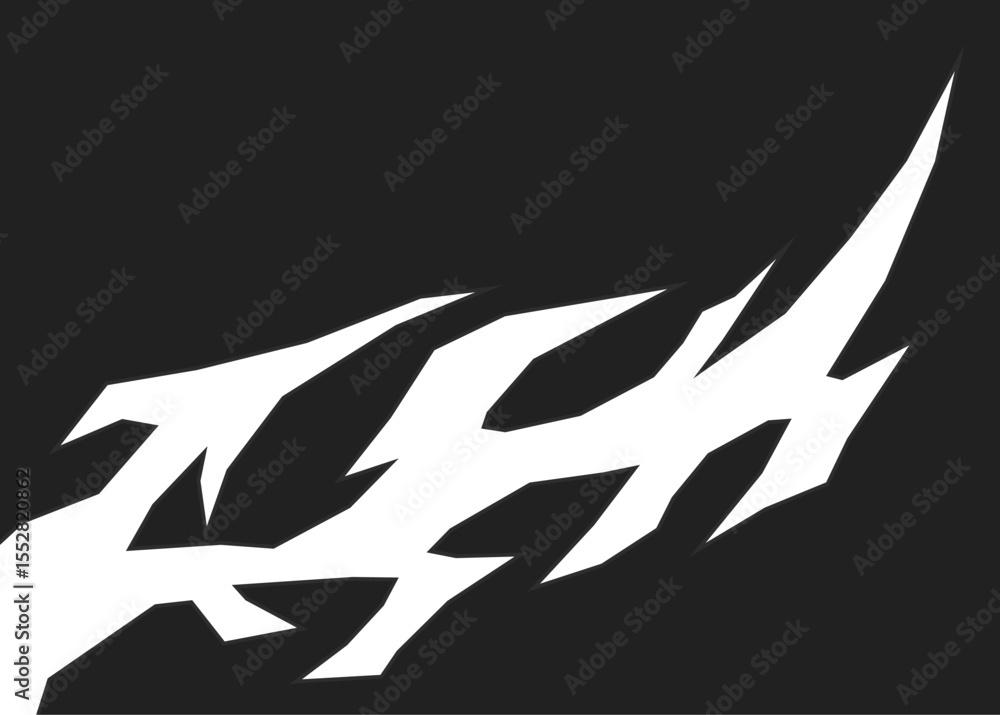 Poster abstract background with geometric arrow pattern and with some copy space area