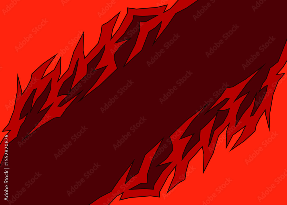 Poster abstract background with geometric jagged pattern and with some copy space area