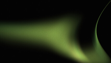 dark black background with beautiful Chartreuse Lime Green curves and 
