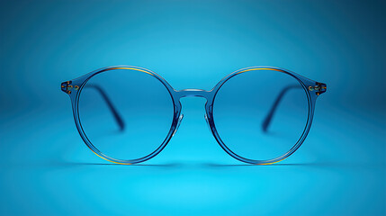Modern Eyewear with Warm Orange Reflections. Perfect for Vision, Fashion, or Digital Protection, Offering Clear Sight and a Contemporary Look.