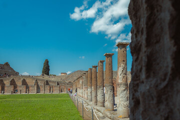The remains of a pump amphitheatre