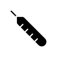Medical thermometer icon vector. Temperature illustration sign. Cold symbol or logo.