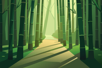 bamboo forest background
