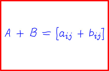 matrix addition mathematical formula, matrix algebra
