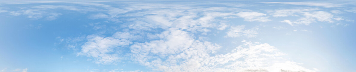 Overcast sky panorama on rainy day with Nimbostratus clouds in seamless spherical equirectangular...
