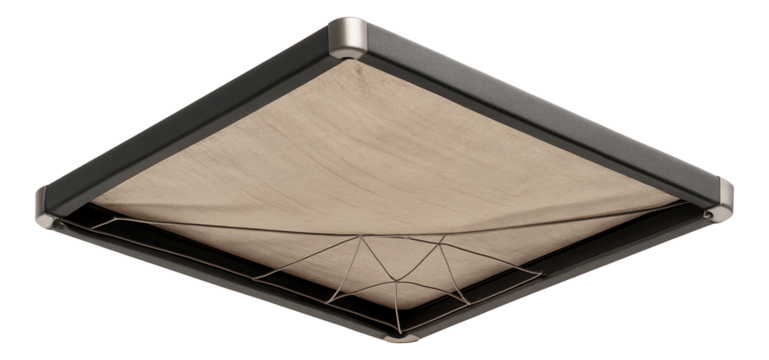 Eco-friendly canopy made from recycled materials, suitable for a green home terrace.