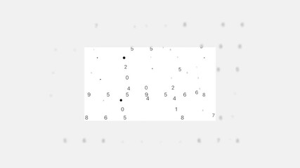 Processing Random Numbers in a white box on a grey backdrop - Powered by Adobe