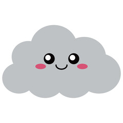 くもり　マーク　キャラクター　イラスト