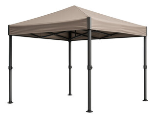 Adjustable-height carport with a movable canopy, offering flexibility for varying vehicle sizes in a residential driveway.