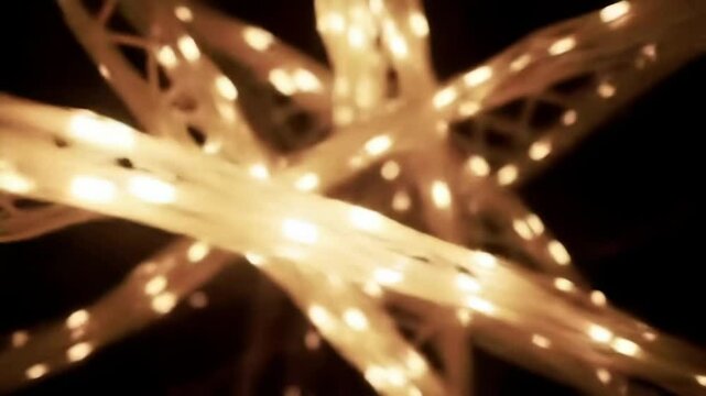 Entangled photonic membranes in harmonic resonance, hypersurface with orbiting camera motion