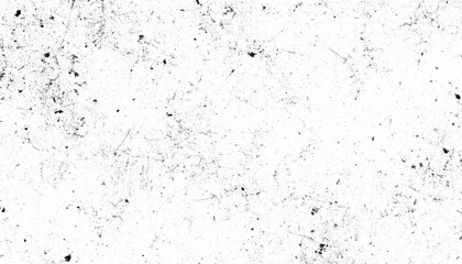 Naklejka premium Grunge background of black and white. Abstract illustration texture of cracks, chips, dot. Dirty monochrome pattern of the old worn surface.