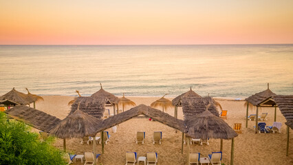 Landscape in a beach in Hammamet, Tunisia