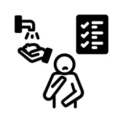 Vector multi color icon for Ocd