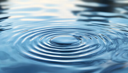 mesmerizing water ripple effect capturing the beauty of movement in a tranquil environment, perfect for relaxation and meditation themes