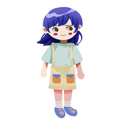 Cartoon people girl png summer
