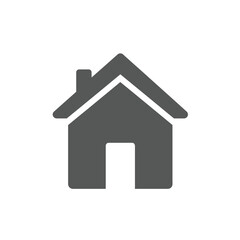 Simple Gray Home Icon