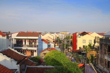 Obraz premium ベトナムホイアンの街並み風景