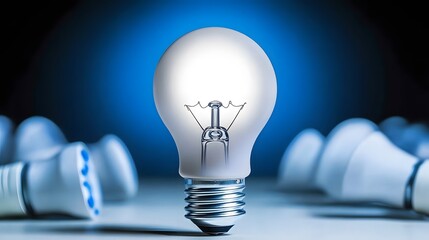 Bright Idea Concept Lightbulb Innovation Energy