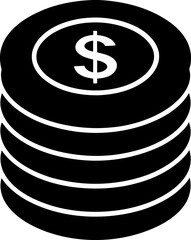 vector illustration of a dollar symbol