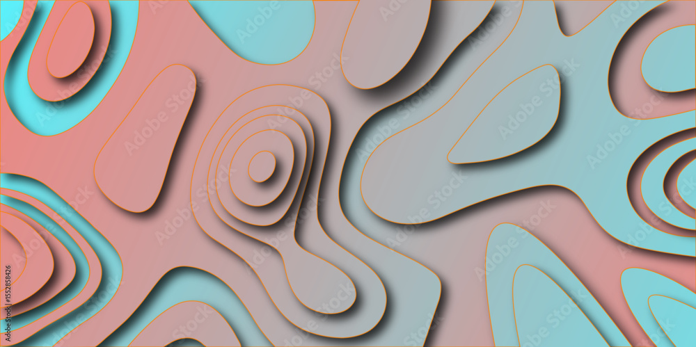 Poster modern design with white background with topographic wavy pate for decoration. abstract white golden