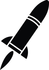 Nuclear bomb glyph design concept