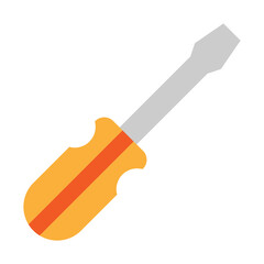Screw Driver Vector Flat Icon Design