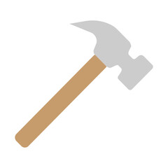 Hammer Vector Flat Icon Design