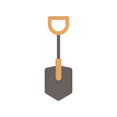 shovel tool icon vector illustration
