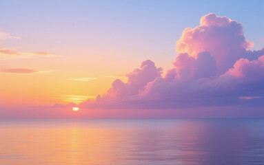 sunrise over the sea