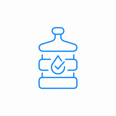 supply water icon sign vector