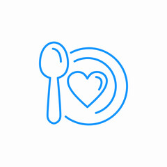 healthy eating icon sign vector