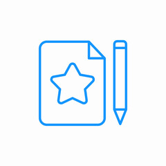 marking favorite icon sign vector