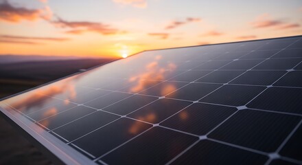 Harnessing the sun's clean, renewable energy, photovoltaic solar panels on a power plant roof generate electricity under a blue sky, showcasing green alternative technology