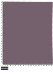 Autumnal Tartan Fabric Swatch with Measurement Markings and Color Palette Displayed Below the Pattern This