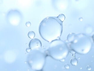 Water droplet water molecule bubble PPT abstract KV main visual background image