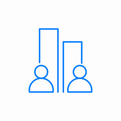 poll results icon sign vector